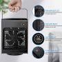 Portable Air Conditioner Fan, Personal Air Cooler Desk Fan Mini Evaporative Cooler Fan with Handle, 120°Auto Oscillation, 3 Adjustable Speeds, 4000mAh Rechargeable Battery Operated (Black)