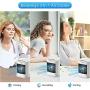 Portable Air Conditioner, Evaporative Air Cooler w/Cooling ＆ Humidifier, Mini Air Conditioner with LED Light 3 Speeds with Colourful Light for Home, Office, Room