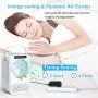 Personal Air Cooler, Portable Air Conditioner Fan, Evaporative Mini Cooler Desk Fans with 600ML Water Tank and 3 Speeds, Cooling Mist Humidifier with 8 Colors Night Light for Room/Office/Dorm/Bedroom Personal Air Cooler, Portable Air Conditioner Fan, Evaporative Mini Cooler Desk Fans with 600ML Water Tank and 3 Speeds, Cooling Mist Humidifier with 8 Colors Night Light for Room/Office/Dorm/Bedroom