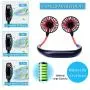 Neck Fan Portable Neckband Fan USB Rechargeable Hand Free Personal Mini Sport Fan with 3 Level Air Flow aromatherapy fan for Sports Travel Outdoor Office Reading Neck Fan Portable Neckband Fan USB Rechargeable Hand Free Personal Mini Sport Fan with 3 Level Air Flow aromatherapy fan for Sports Travel Outdoor Office Reading