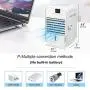 Air Conditioner Fan,NASUM Personal Air Cooler and Humidifier, 5 in 1 Mini Portable Evaporative Humidifier Air Freshener with 3 speeds& Colorful LED Light for Bedroom,Office,School,and Basement Air Conditioner Fan,NASUM Personal Air Cooler and Humidifier, 5 in 1 Mini Portable Evaporative Humidifier Air Freshener with 3 speeds& Colorful LED Light for Bedroom,Office,School,and Basement