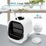 Personal Air Conditioner, Portable Air Conditioner Fan for Small Room Portable Air Cooler with 3 Speeds USB Small Desk Air Conditioner 3 in 1 Cooling Fan Humidifier Mini Air Conditioner for Home Office Room (white-2) Personal Air Conditioner, Portable Air Conditioner Fan for Small Room Portable Air Cooler with 3 Speeds USB Small Desk Air Conditioner 3 in 1 Cooling Fan Humidifier Mini Air Conditioner for Home Office Room (white-2)