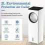3-IN-1 Evaporative Air Cooler, Portable air conditioner with 4 Mode Settings and 3 Fan Speeds, Timer, LED Display, Remote Control, Bladeless Design for Home and Office Use 3-IN-1 Evaporative Air Cooler, Portable air conditioner with 4 Mode Settings and 3 Fan Speeds, Timer, LED Display, Remote Control, Bladeless Design for Home and Office Use