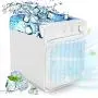 Portable Air Conditioner, Personal Evaporative Cooler Air Conditioner Fan, Cordless&Rechargeable Personal Air Cooler for Room and Office Portable Air Conditioner, Personal Evaporative Cooler Air Conditioner Fan, Cordless&Rechargeable Personal Air Cooler for Room and Office