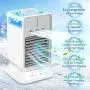 YiimDaifun Portable Air Conditioner, 2000mAh Rechargeable Atomization Fan (Timeable 2-4H), 90° Oscillation Cool Breeze Air Conditioner, Personal Space Cooler for Rooms, Offices, Campers, Indoor YiimDaifun Portable Air Conditioner, 2000mAh Rechargeable Atomization Fan (Timeable 2-4H), 90° Oscillation Cool Breeze Air Conditioner, Personal Space Cooler for Rooms, Offices, Campers, Indoor