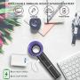 GIVERARE Bladeless Handheld Fan, Mini Portable Fan, USB Desk Fan, Personal Fan with USB Rechargeable Battery Operated, 3-6 Working Hours, 3 Speeds, for Kids Baby Travel Camping Office Room-Black