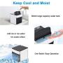 Portable Air Conditioner, Quiet USB Air Cooler with 3-Speed, Personal Air Conditioner with LED Light for Small Room/Office/Dorm/Bedroom
