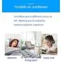 mini air conditioner,silent USB powered, three-speed variable speed,Personal Air Conditioner,suitable office desktop,Small fan in bedroom at night with built-in LED light, quiet