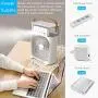 NTMY Portable Air Conditioner Fan, Mini Evaporative Air Cooler with 7 Colors LED Light, 1/2/3 H Timer, 3 Wind Speeds and 3 Spray Modes for Office, Home, Dorm, Travel(White)