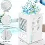 Evaporative Air Cooler 5000mAh Battery Operated Personal Portable Air Conditioner Fan & Humidifier for Room Office Table Outdoor, 700ML Water Tank 120°Auto Oscillation Evaporative Air Cooler 5000mAh Battery Operated Personal Portable Air Conditioner Fan & Humidifier for Room Office Table Outdoor, 700ML Water Tank 120°Auto Oscillation
