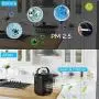 MOVTIP Portable Air Conditioner Fan, Mini Evaporative Cooler, Personal Space Air Cooler Quiet Desk Fan Humidifier Misting Fan for Small Room Bedroom Home Office, Black