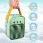 Bestooth Portable Air Conditioner, Evaporative Air Cooler Fan with 3 Wind Speeds and 3 Sprays, Camping AC Unit, Small Portable Air Conditioner for Small Room, Car Bestooth Portable Air Conditioner, Evaporative Air Cooler Fan with 3 Wind Speeds and 3 Sprays, Camping AC Unit, Small Portable Air Conditioner for Small Room, Car