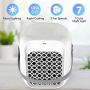 Portable Air Conditioner, Evaporative Air Cooler ,Personal Air Cooler with 3 Speeds 7 Colors, Mini Quiet Cordless Personal Air Cooler with Handle for Bedroom, Office, Dorm, Car,Camping