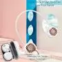 Hioasis Portable Neck Fan,Wearable Personal Mini Fan with 3 Speeds,Battery Operated Rechargeable Fan & Hands-Free 360°Lightweight Fan for Office,Sports and Traveling(White) Hioasis Portable Neck Fan,Wearable Personal Mini Fan with 3 Speeds,Battery Operated Rechargeable Fan & Hands-Free 360°Lightweight Fan for Office,Sports and Traveling(White)