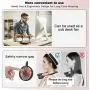 USB Personal Sport Neck Fan Portable, Duoai 2500mAh Battery Operated Small Hanging Rechargeable Foldable Mini Neckband Fans with Dual Head 3 Speed LED Light for Women kids office Travel Outdoor, Red USB Personal Sport Neck Fan Portable, Duoai 2500mAh Battery Operated Small Hanging Rechargeable Foldable Mini Neckband Fans with Dual Head 3 Speed LED Light for Women kids office Travel Outdoor, Red