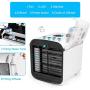 Personal Air Conditioner, 5 in 1 Personal Evaporative Cooler, Portable Air Cooler with 7 Colors LED Light and 3 Speed Desktop Cooling Fan for Home, Room, Office