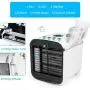 Personal Air Conditioner, 5 in 1 Personal Evaporative Cooler, Portable Air Cooler with 7 Colors LED Light and 3 Speed Desktop Cooling Fan for Home, Room, Office