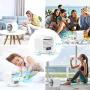 YONHAN Personal Air Conditioner, Mini AC Portable Air Conditioner Rechargeable 2000mAh Evaporative Cooling fan with 3 Speeds 100% Leakproof Design for Home Office, Car, Camping Tent, etc.
