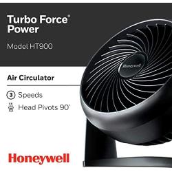 Honeywell HT-900 TurboForce Air Circulator Fan Black, Small