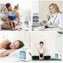 Portable Air Conditioner, Rechargeable Evaporative 90° Oscillating Air Cooler - 3 in 1 Mini USB Air Conditioner Fan, Sterilizer, Humidifier, Desktop Cooling Fan with 3 Speeds for Home Room Office