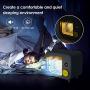 Portable Air Cooler, ZUUKOO Mobile Air Conditioner, Evaporative Cooler, Humidifier, USB Rechargeble Desk Fan With 5 Adjustable Speeds,300ml Water Tank, LED Night Light for Home,Office,Dorm,Camping