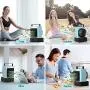 MOVTIP Portable Air Conditioner Fan, Personal Space Air Cooler Mini Evaporative Cooler Quiet Desk Fan, Humidifier Misting Fan for Home Office Bedroom, Blue MOVTIP Portable Air Conditioner Fan, Personal Space Air Cooler Mini Evaporative Cooler Quiet Desk Fan, Humidifier Misting Fan for Home Office Bedroom, Blue