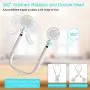 YND Portable Neck Fan Removable Neckband Fan 4000mAh Hand Free Mini Personal Fan with Dual Wind Head LCD Display USB Handheld Fan with 3 Level Air Flow for Outdoor Travel Sport(White) YND Portable Neck Fan Removable Neckband Fan 4000mAh Hand Free Mini Personal Fan with Dual Wind Head LCD Display USB Handheld Fan with 3 Level Air Flow for Outdoor Travel Sport(White)