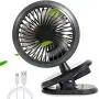 2021 Newest-USB Rechargeable Desk Fan,5000mAh;3 Speeds;360° Rotation Clip-on Portable Cordless Mini Fans with for Cooling Working Sleeping,Quiet Electric Fan for Personal Car Stroller Office (Black) 2021 Newest-USB Rechargeable Desk Fan,5000mAh;3 Speeds;360° Rotation Clip-on Portable Cordless Mini Fans with for Cooling Working Sleeping,Quiet Electric Fan for Personal Car Stroller Office (Black)