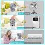 Portable Air Conditioner Fan, Personal Mini AC Evaporative Air Cooler Super Quiet, Desk Fan Air Cooler with 7 Colors LED Light 3 Speeds, Air Circulator Humidifier Misting Fan For Bedroom Cool Air