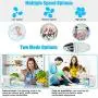Portable Air Conditioner Fan,Personal Evaporative Air Cooler,Quiet USB Mini Desk Cooling Fan Air Humidifier Misting Fan-3 Speeds,7-Color LED Light,480ML Water Tank For Room Home Office Outdoor Camping Portable Air Conditioner Fan,Personal Evaporative Air Cooler,Quiet USB Mini Desk Cooling Fan Air Humidifier Misting Fan-3 Speeds,7-Color LED Light,480ML Water Tank For Room Home Office Outdoor Camping