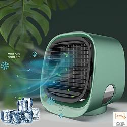 Portable Personal Mini Air Conditioner - 3 speeds small air conditioner,air cooler,air conditioner portable desk fan,USB portable fan,Humidifier for small room,office,bedroom,tent,camping accessories