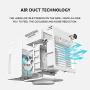 Small Personal Air Conditioner Portable Fan, Mini Cooler Fan USB with Night Light and 3 Speed Mode ,Small Oscillating Humidifier Table Fan for Camping, Office and Room (White)