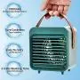 Portable Air Conditioner Rechargeable Evaporative Air Conditioner Fan Mini Air Conditioner Humidifier Atomizing Fan 3-in-1 With Leather Handle 3-Speed Adjustable Suitable for Office Home Camping and Outdoor Activities Portable Air Conditioner Rechargeable Evaporative Air Conditioner Fan Mini Air Conditioner Humidifier Atomizing Fan 3-in-1 With Leather Handle 3-Speed Adjustable Suitable for Office Home Camping and Outdoor Activities