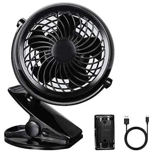 Usb Fan Clip on Fan Battery Operated Fan 5V Fan Personal Fan Mini Desk Fan Car Fan USB Cooling Fan Clip Fan 4 Inch table fan Portable for Desktop, Outdoor, Car, Stroller (Black) Usb Fan Clip on Fan Battery Operated Fan 5V Fan Personal Fan Mini Desk Fan Car Fan USB Cooling Fan Clip Fan 4 Inch table fan Portable for Desktop, Outdoor, Car, Stroller (Black)