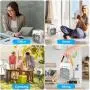 Portable Air Conditioner, Updated 3 in 1 Rechargeable Noiseless Evaporative Air Conditioner with LED Light/Humidifier, Air Cooler with Handle, Simply Modern Mini Air Conditioner Fan for Office Portable Air Conditioner, Updated 3 in 1 Rechargeable Noiseless Evaporative Air Conditioner with LED Light/Humidifier, Air Cooler with Handle, Simply Modern Mini Air Conditioner Fan for Office