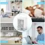 LORDSON Air Conditioner Fan Portable, Rechargeable Personal Mini Evaporative Air Cooler Humidifier Misting Desktop Fan with 3 Speeds for Home Room Office Camping