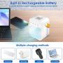 Personal Air Cooler, AC-200A USB Air Conditioner Fan with 3-Speed, Mini Air Conditioner Desk Fan with Handle for Small Room/Office/Dorm/Bedroom