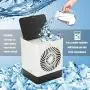 QIUJIN Portable Air Conditioner Fan, Humidifier Cooler Personal Small Mini Desk Fan Evaporative Air Cooler with Misting Cooling for Home Bedroom Office Outdoor QIUJIN Portable Air Conditioner Fan, Humidifier Cooler Personal Small Mini Desk Fan Evaporative Air Cooler with Misting Cooling for Home Bedroom Office Outdoor