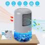 Newday Portable Air Conditioner Fan, Mini Air Conditioner with 7 Colors LED Lights, 3 Speeds, Touch Screen Switch, Super Quiet for Room/Office/Dorm/Bedroom
