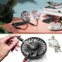 MZTDYTL Portable Fan, Hand Free Mini USB Small Personal Fan with Rechargeable Bettery Operated Neck Fan with 3 Speed Color Changing LED 360°Free Rotation for Sports,Office,Outdoor,Travel,Home MZTDYTL Portable Fan, Hand Free Mini USB Small Personal Fan with Rechargeable Bettery Operated Neck Fan with 3 Speed Color Changing LED 360°Free Rotation for Sports,Office,Outdoor,Travel,Home