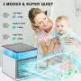 Portable Air Conditioner Fan - USB Powered Air Cooler Unit, Personal Space AC Fan with Humidifier and Purifier Function, 7 LED Lights, 3 Speeds for Home, Office, Bedroom, Camping and Car