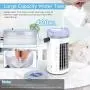 Portable Air Conditioner Fan, MAXROCK Personal Mini Evaporative Air Cooler 3 Speed Super Quiet Desk Air Cooling Fan 7 Colors LED Light Humidifier for Small Room Home Office Camping Car Outdoor Portable Air Conditioner Fan, MAXROCK Personal Mini Evaporative Air Cooler 3 Speed Super Quiet Desk Air Cooling Fan 7 Colors LED Light Humidifier for Small Room Home Office Camping Car Outdoor