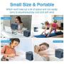 Tongtai Mini Air Conditioner,Portable Small Air Conditioners Fan Portable AC with 3 Wind Speeds&7 Colourful Light&Humidify,Personal Desktop Air Cooler for Office Home Room