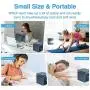 Tongtai Mini Air Conditioner,Portable Small Air Conditioners Fan Portable AC with 3 Wind Speeds&7 Colourful Light&Humidify,Personal Desktop Air Cooler for Office Home Room