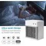 Portable Air Conditioner, Quiet USB Air Cooler with 3-Speed, Rechargeable Mini Air Conditioner with LED Light, Desktop Water Cooling Fan for Small Room/Office/Dorm/Bedroom Portable Air Conditioner, Quiet USB Air Cooler with 3-Speed, Rechargeable Mini Air Conditioner with LED Light, Desktop Water Cooling Fan for Small Room/Office/Dorm/Bedroom
