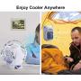Mini Air Cooler Fan - Portable AC Fans with Cooling and Perfuming Function, 3 Wind Speeds, USB Powered Personal Table Fan for Home, Office, Bedroom, Camping and Car