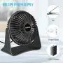 HONYIN 6 Inch Small Desk Fan with Powerful Airflow, Quiet Operation Portable Fan, 3-Speed Adjustable and 360°Rotatable Fan, Mini Personal Fan for Home Office Bedroom—3.9ft Cord HONYIN 6 Inch Small Desk Fan with Powerful Airflow, Quiet Operation Portable Fan, 3-Speed Adjustable and 360°Rotatable Fan, Mini Personal Fan for Home Office Bedroom—3.9ft Cord