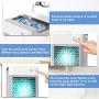 Portable Air Conditioner, Personal Air Cooler Fan, 2000 mAh Power Rechargeable Mini Air Conditioner, Evaporative Compac Air Cooler Fan, 3 Speeds 7 Colors Night Light for Home, Office and Room White