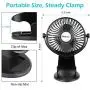 SkyGenius Battery Operated Stroller Fan, Rechargeable USB Powered Mini Clip on Desk Fan SkyGenius Battery Operated Stroller Fan, Rechargeable USB Powered Mini Clip on Desk Fan