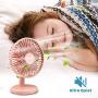 Desk Fan, Small USB Fan, Mini Personal Fan, Portable Table Fan, Adjustable Fan Speeds, Powerful Airflow, Rechargeable, Easy to Store, Low Noise for Office Travel Camping Home